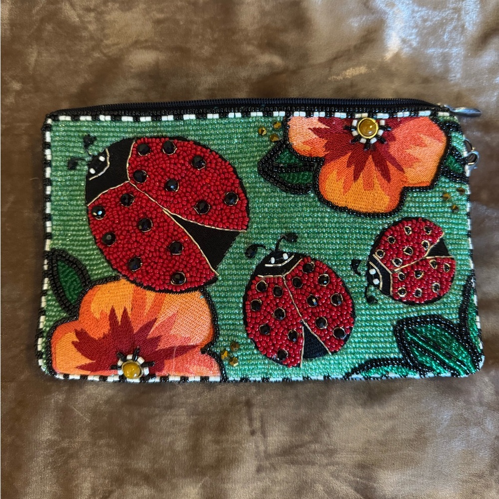 Mary Frances So Lucky Ladybug Crossbody
